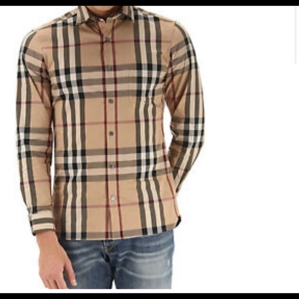 Burberry Brit Classic Nova Check Nelson Button Down Shirt